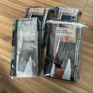 LOT OF 4 PACKS OF KIRKLAND MEN’S XL BOXER BRIEFS